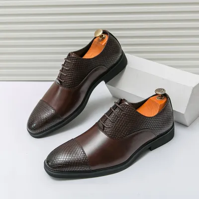 FASHIONABLE MEN'S BUSINESS FORMAL LEATHER SHOES