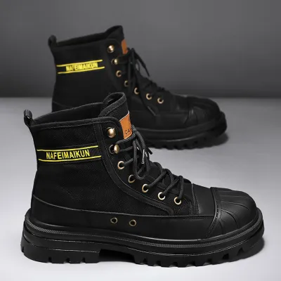 AUTUMN AND WINTER BREATHABLE HIGH-TOP BOOTS