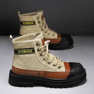 AUTUMN AND WINTER BREATHABLE HIGH-TOP BOOTS