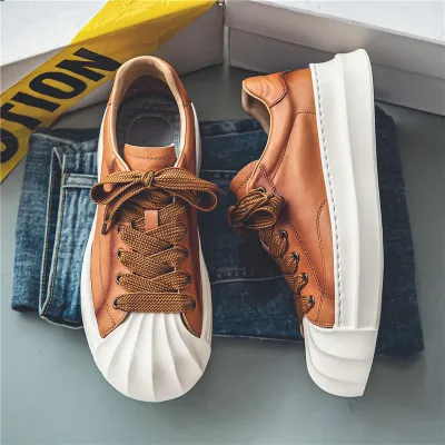 PREMIUM LEATHER LOW-TOP SKATEBOARD SHOES