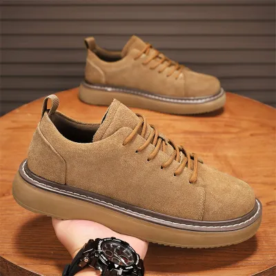 GENUINE LEATHER VERSATILE BREATHABLE LOW-TOP CASUAL SHOES