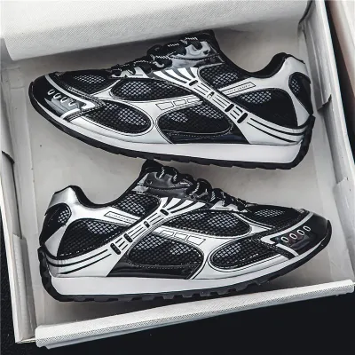 BREATHABLE RETRO NEW THICK-SOLED SPORTS RUNNING SHOES