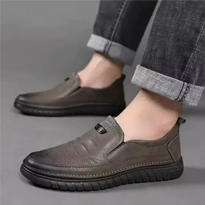 GENUINE LEATHER BUSINESS CASUAL SOFT SOLE NON-SLIP SHOES