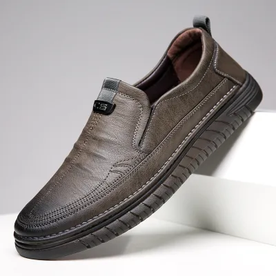 GENUINE LEATHER BUSINESS CASUAL SOFT SOLE NON-SLIP SHOES