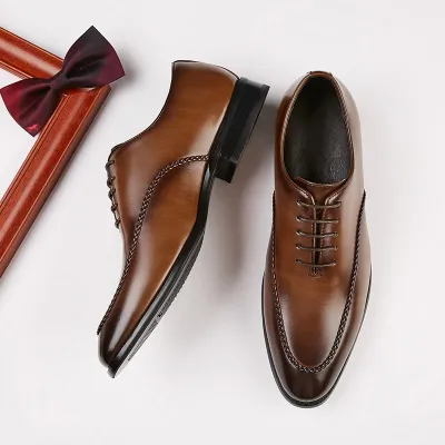 MEN'S RETRO BRITISH STYLE TEENAGERS OFFICE SHOES