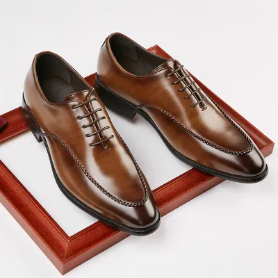 MEN'S RETRO BRITISH STYLE TEENAGERS OFFICE SHOES