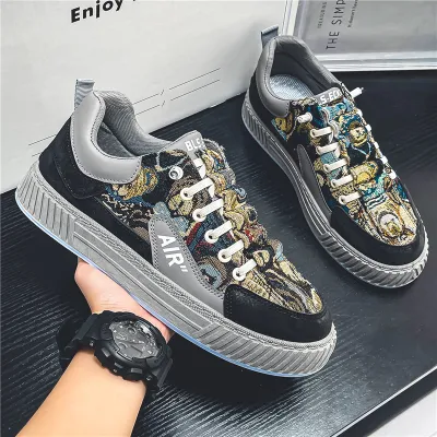 NEW VERSATILE PRINTED NICHE DESIGN STREET FASHION SHOES