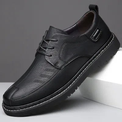 GENUINE LEATHER BUSINESS CASUAL SHOES