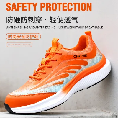 BREATHABLE AND COMFORTABLE SAFETY SHOES