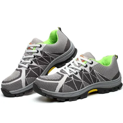 SUMMER PLASTIC STEEL TOE WORK SHOES