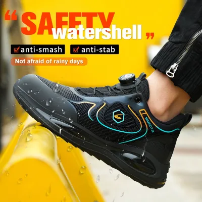 ANTI-SMASH AND ANTI-PUNCTURE STEEL TOE SAFETY SHOES