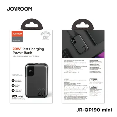 Joyroom JR-QP190 10000mAh PD Fast Charge Power Bank