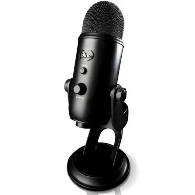 Blue Yeti Microphone (Blackout Edition)- World's #1 USB Microphone