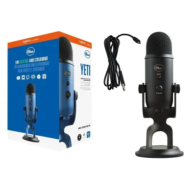 Blue Yeti Microphone (Blackout Edition)- World's #1 USB Microphone