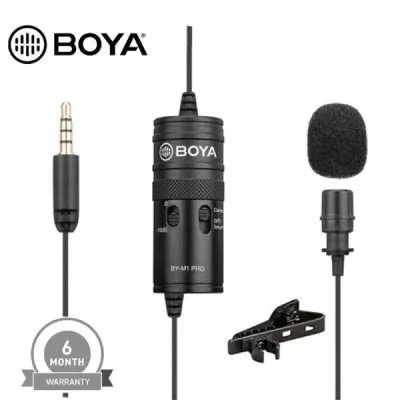 Boya M1 Pro Microphone (Professional Series Lavalier Microphone With 3.5mm Jack)