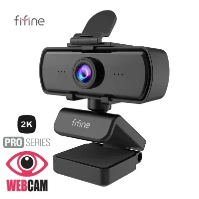 Fifine K420 Webcam 1440P, 2K Web Camera With Privacy Cover & Tripod