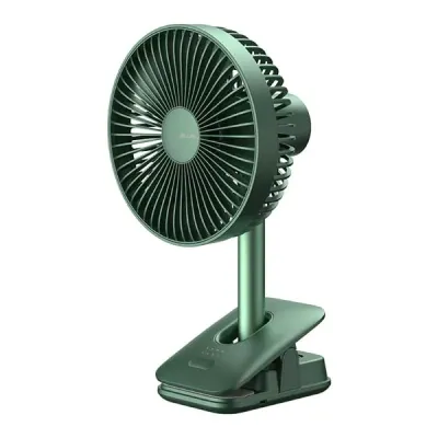 JISULIFE FA13R Rechargeable Clip Fan (8000mAh)- Green Color