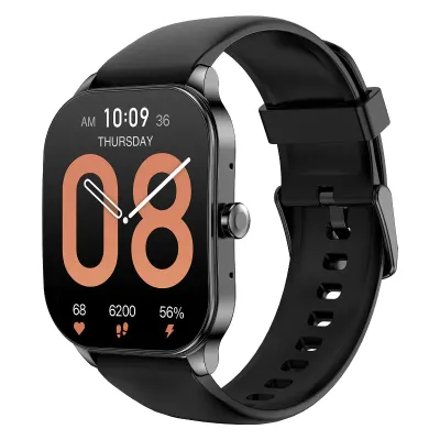 Amazfit Pop 3S Smart Watch - Black Color