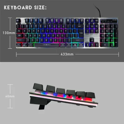 Fantech KX-302s MAJOR RGB USB Gaming Keyboard & Mouse Combo