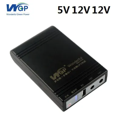 WGP Router & ONU UPS- Backup Up To 8 Hours (5V, 12V, 12V Output)