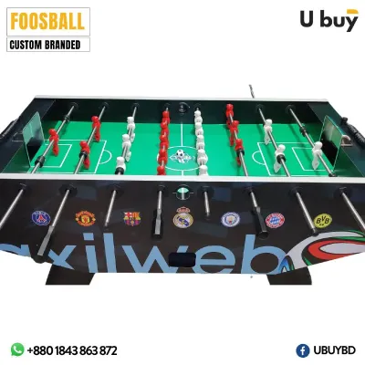 Tournament Size Foosball Table with Customized Branding