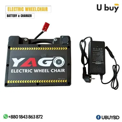 Electric Wheelchair Battery with Charger