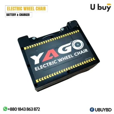 Electric Wheelchair Battery with Charger