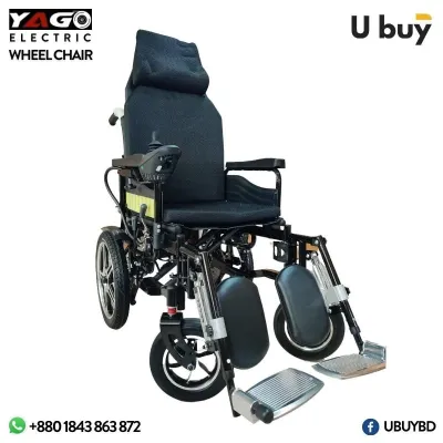 YAGO Regular Model Electric Wheelchair - Black