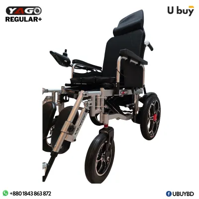 YAGO Commode System Electric Wheelchair - Black