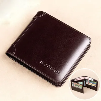 GENUINE LEATHER CHOCOLATE WALLET