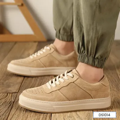 Retro Style Leather Casual Shoe