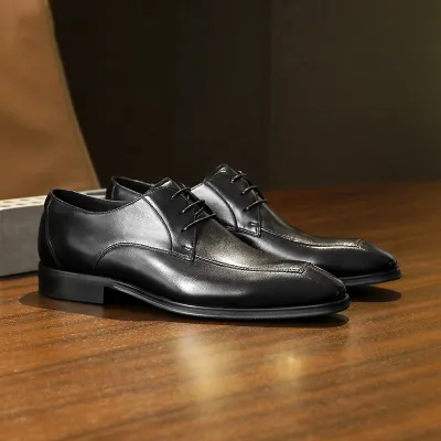  Men Leather Shoes Elegant For Wedding Dress 2