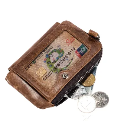 BULL CAPTAIN FIRST LAYER COWHIDE VERTICAL WALLET GB-BC01