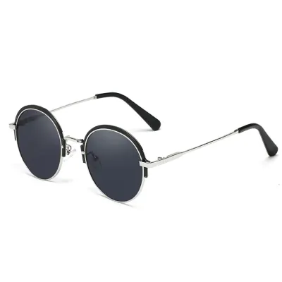 METAL ROUND FRAME ANTI UV UNISEX SUNGLASSES GB-CJ7165SB