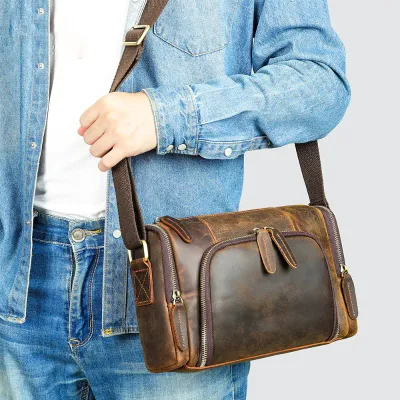 GENUINE LEATHER DUFFLE BAG GB-MR6058CH