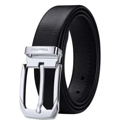 GENUINE LEATHER PIN BUCKLE BELT GB-WP20523