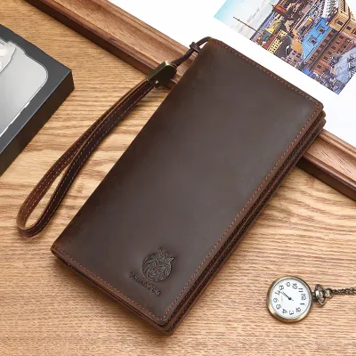 ITALIAN STYLE GENUINE LEATHER LONG WALLET GB-ST8316C