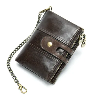 GENUINE LEATHER BIFOLD SHORT WALLET MR8599C