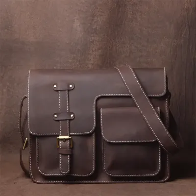 GENUINE LEATHER CROSS BODY BAG MR1050C