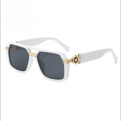 RETRO SQUARE FRAME STEAMPUNK UNISEX SUNGLASS ZS4399WB