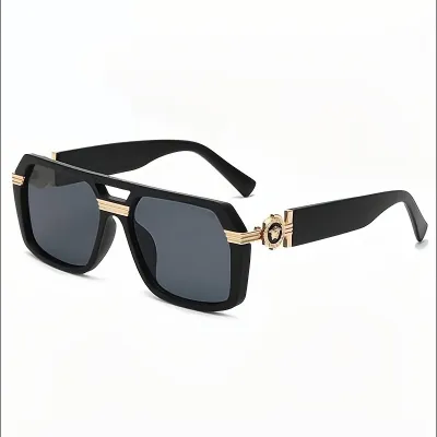 RETRO SQUARE FRAME STEAMPUNK UNISEX SUNGLASS ZS4399BB