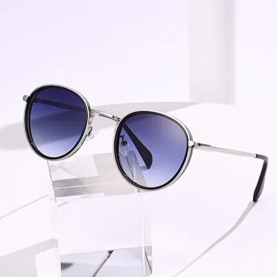 RETRO ROUND ANTI UV TRENDY UNISEX SUNGLASSES XH3409SBl