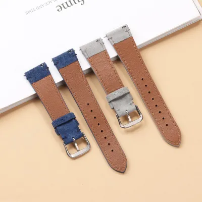 HIGH END SUEDE LEATHER WATCH STRAP WBG0274BlS