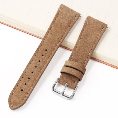 HIGH END SUEDE LEATHER WATCH STRAP WBG0274BrS