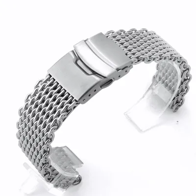 MILANESE STAINLESS STEEL MESH WATCH STRAP 0107S