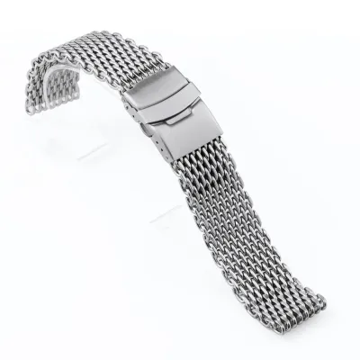 MILANESE STAINLESS STEEL MESH WATCH STRAP 0107S