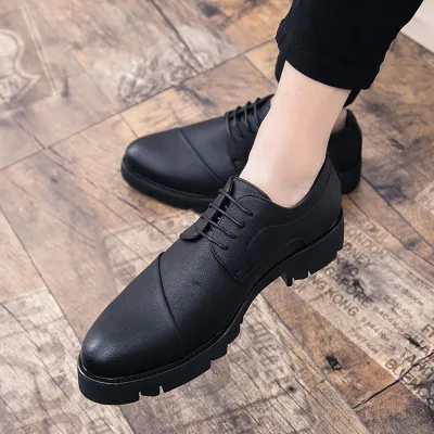 TRENDY FORMAL CURVED SHOES GB-8867