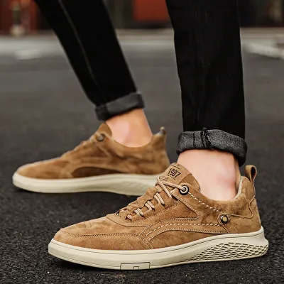 KOREAN YOUTH VERSION LEATHER CASUAL SHOE 0890Br