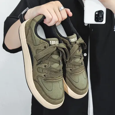 TRENDY HONG KONG STYLE CASUAL CANVAS SHOE GB-7983