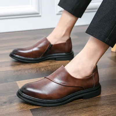 MODERN STREET KOREAN STYLE LEATHER SHOE GB-7823